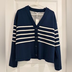 NEW SPANX Air Essentials Striped Cardigan